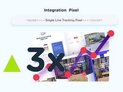 Landing page graphics