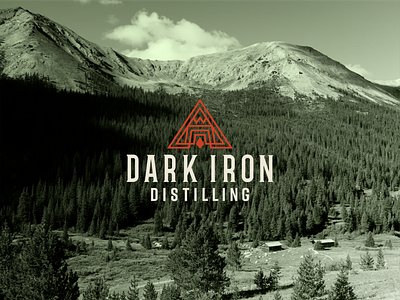 Dark Iron Distilling alcohol bourbon colorado distillery green iron iron ore mining nature orange rye whiskey