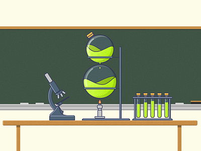 8 36 days of type 36days 8 36daysoftype 36daysoftype 8 36daysoftype06 8 affinity designer alphabet beaker chemistry classroom eight flame illustration letters liquid microscope science typography vector