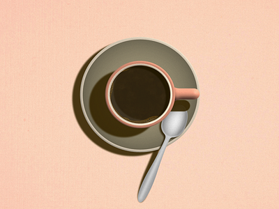 9 36 days of type 36days 9 36daysoftype 36daysoftype 9 36daysoftype06 affinity designer alphabet brown coffee colorado cup drink illustration latte letters pink plate spoon typography vector