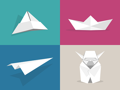 Paper aircraft boat forming hat paper plane star wars yoda