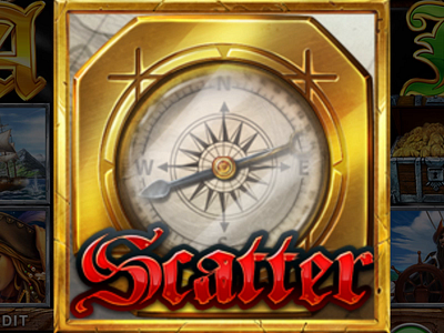 Scatter symbol – compass. animation battle cannon cannonballs chest dagger digital art gambling game art game design jolly roger map pistol rope saber slot design slot machine spyglass symbol treasure