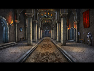 The main background for the Templar slot