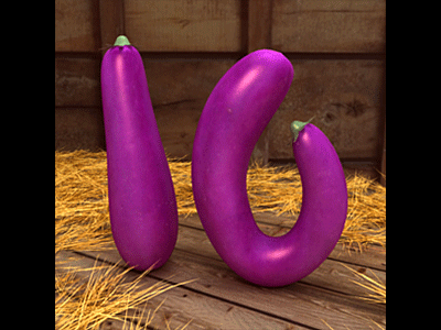 Eggplants animation eggplants symbol 3d graphic digital art gambling slot machine slot design game design game art