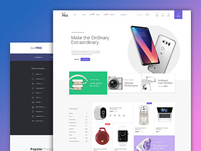 SellPro - eCommerce Template Design by Tiana on Dribbble