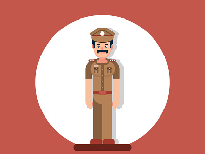 Indian Policeman #3 by Siva aachin on Dribbble