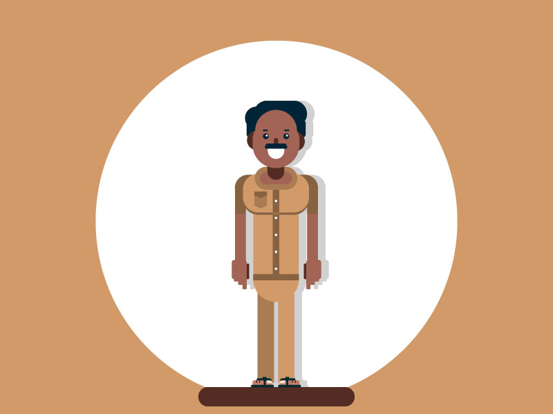 Indian Bus Conductor #5 by Siva aachin on Dribbble