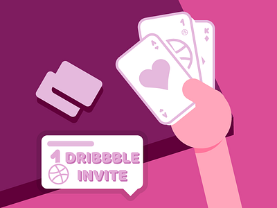 1 Invite dribbble invite giveaway graphicdesigner illustration