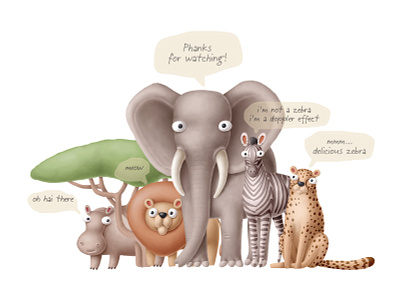 funny animals clipart africa animals cartoon character creativemarket funny illustration nursery safari