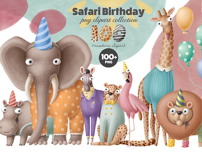 Safari birthday party collection