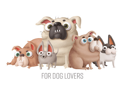 My love)) animals animals illustrated card cartoon cartoon illustration character design art dogs dogstudio doodle drawing friends