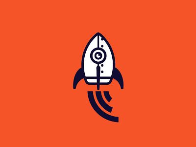 Rocketship data icon identity logo rocket rocketship shuttle space