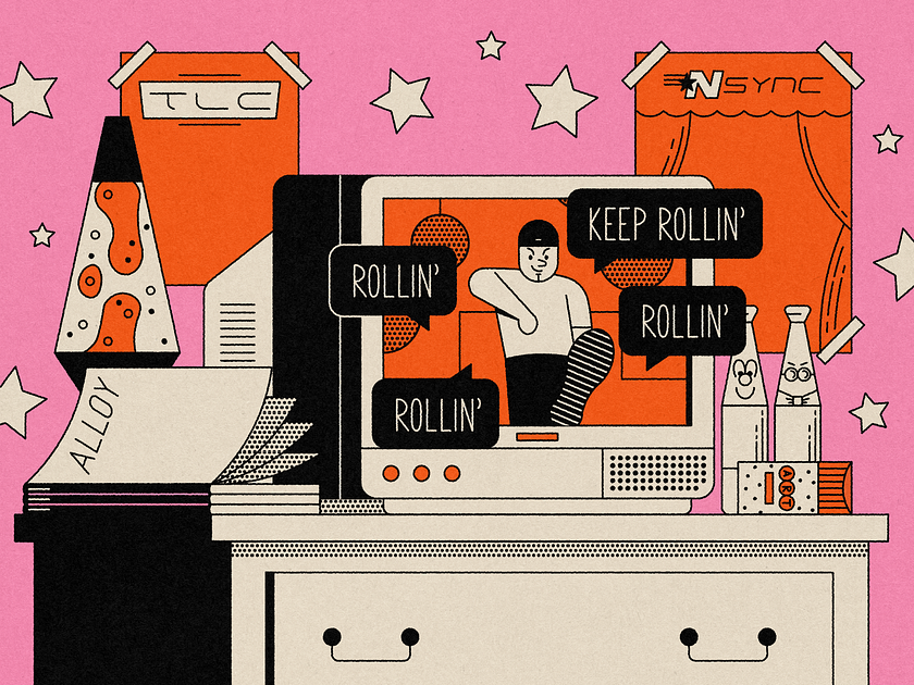 Vectober 19: Rolling by Alaina Johnson on Dribbble