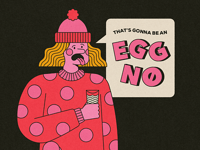 Drawcember: Eggnog christmas eggnog food holidays illustration