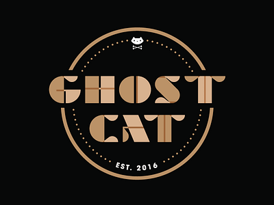 GhostCat 4 Lyfe cat ghost ghostcat illustration lettering logo
