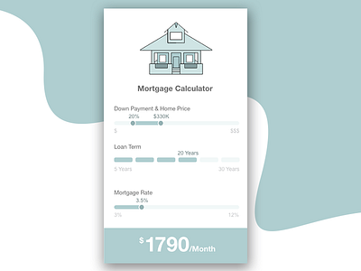 Mortgage Calculator Daily UI 004