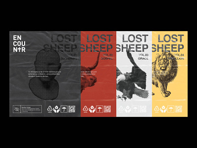 LOST SHEEP ZINE SERIES grafikdesign graphic design halftone helvetica magazine magazine cover minimal print typogaphy zines