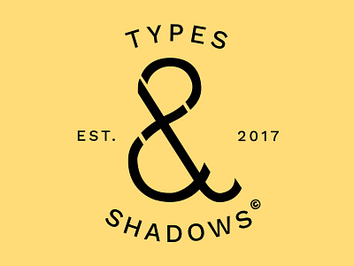 TYPES & SHADOWS brand branding christianity coffeeshop graphic design icon illustration logo logo design typography vector