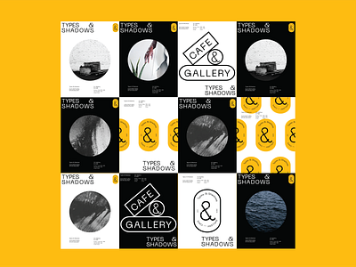 Types & Shadows Posters branding design grafikdesign graphic design minimalism poster poster a day print swiss style typography