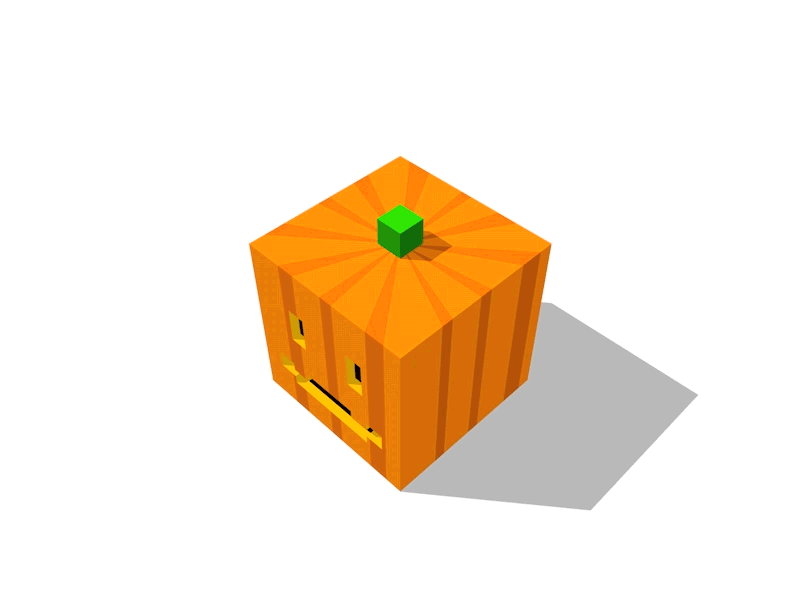 October Vibes 3d cinema4d halloween isometric motion design october pumpkin