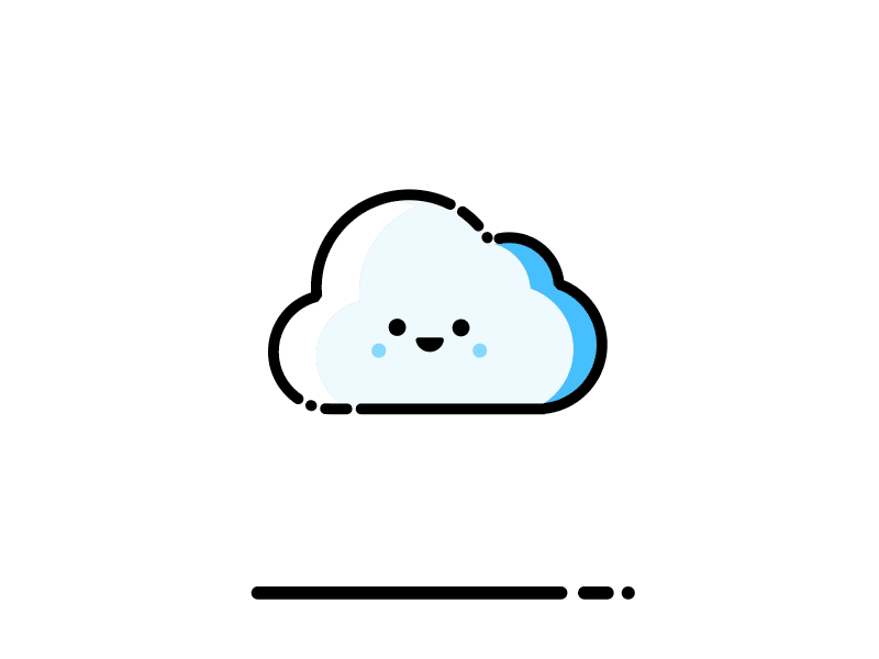 Angry Cloud after effects animation icon icon design logo motion design