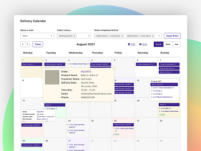 Calendar UX for a WooCommerce plugin in WordPress