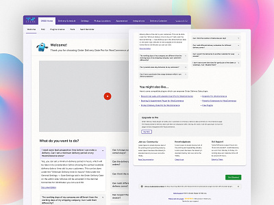 Welcome screen and onboarding backend faq onboarding redesign ux welcome