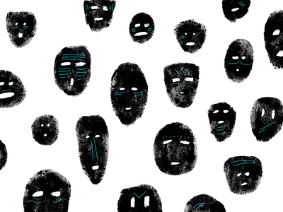 Masks illustration mask sketch