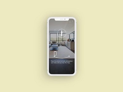 FitButt app - Calibration for an AR app after effects animation calibration interaction landing motion onboarding ui ux ui design