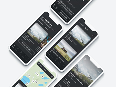 Airbnb App Redesign Challenge app branding card clean design ios minimal mobile ui ux