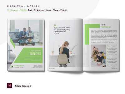 Proposal/Company Profile booklet branding brochure business company profile corporate identity indesign stationery design