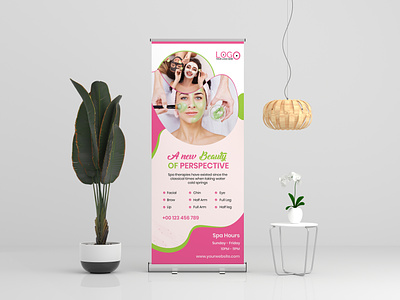 Beauty Spa Roll up banner