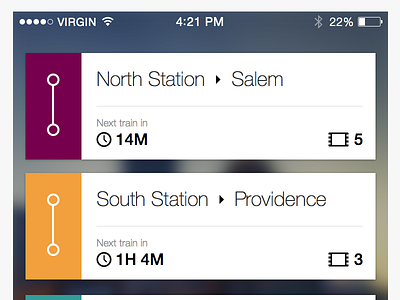 MBTA App Redesign ios mbta redesign