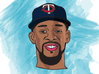 Byron Buxton Portrait baseball drawing minnesota portrait twins