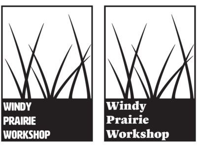 Windy Prairie Workshop black box logo logo design minnesota prairie