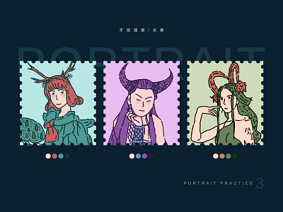 Character Avatars3 design illustration