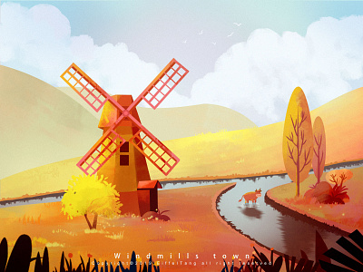 Windmills town