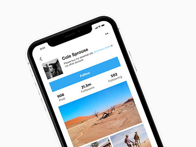 Instagram re-concept