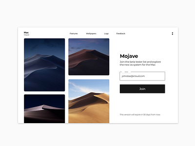 Mojave adobe animation app black clean dashboard design dribbble gradient landing logo minimal mobile photoshop sketch ui ux web white xd