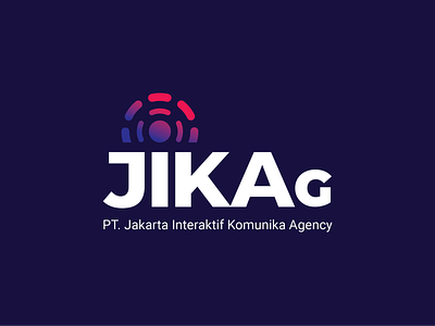 Logo design for JIKAG - Jakarta Interaktif Komunika Agency design illustration logo
