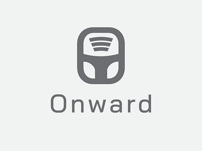 Onward - Driverless Car Logo Design daily logo challenge design logo a day logo design steer logo