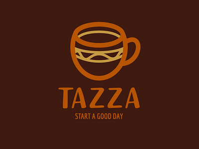 Tazza - Coffee Shop Logo coffeeshop logo daily challange daily logo challenge logo logo branding tazza