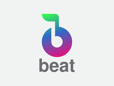 Beat Logo for Music App beat daily logo daily logo challenge logo designer music app logo