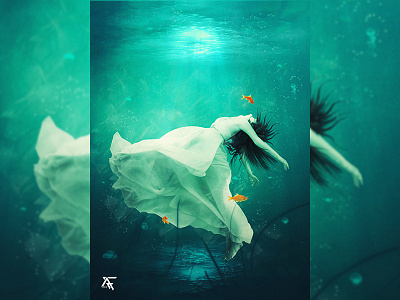 Indifference adobe art behance digital egyption first shot fish invitation invite photomanipulation photoshop sea