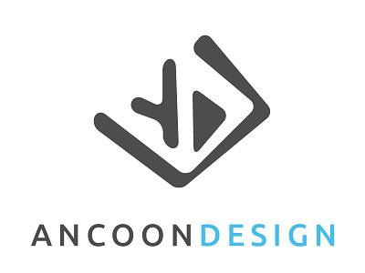 Ancoondesign Logo ancoondesign identity logo