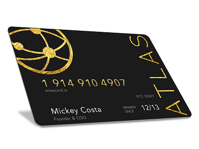 Atlas card design product