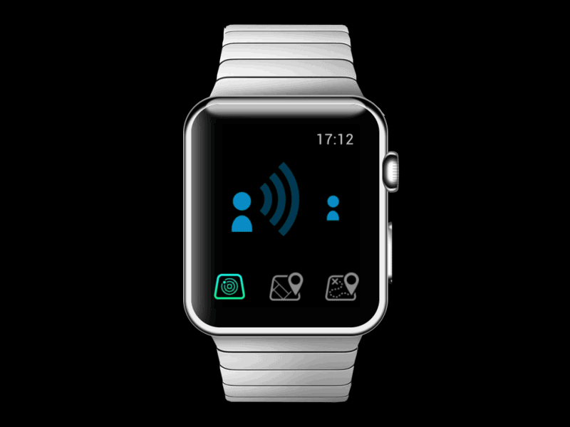 Breadcrumbs - Where is my kid? apple apple watch icon iconography interface kids location radar time tracker ui watch