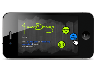 Ancoon Design Mobile website ancoon app design interface mobile phone ui website