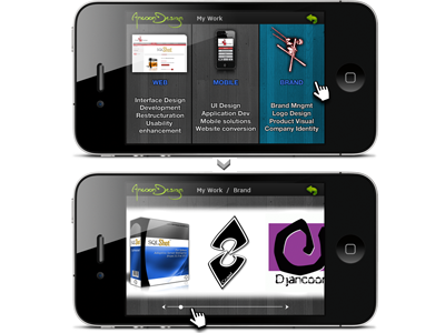 Ancoon Design Mobile website ancoon app design interface mobile phone ui website