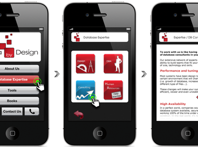 Dataxdesign.com mobile website ancoon app design interface mobile phone ui website